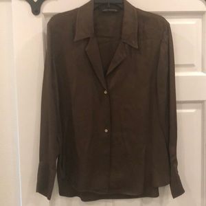Zara blouse olive green
